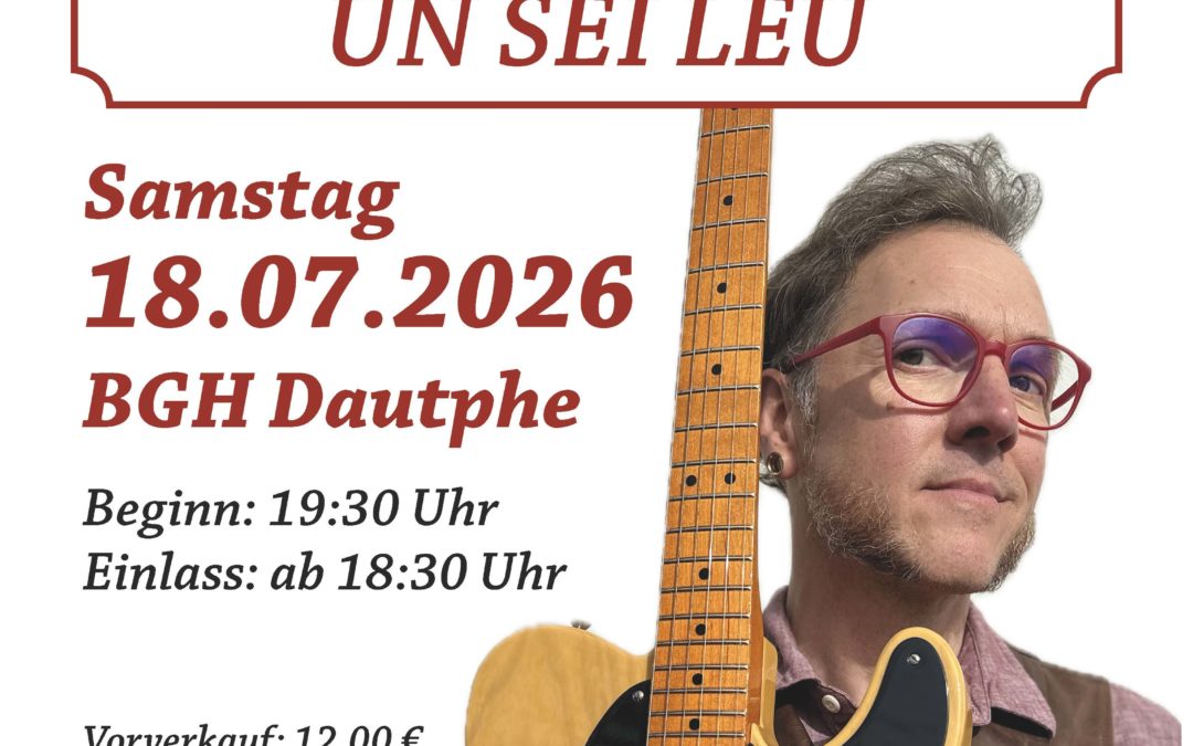 Vorverkauf für Mundartkonzert hat begonnen